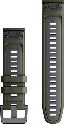 רצועת סיליקון מקורית לשעוני גרמין QuickFit 22MM Moss