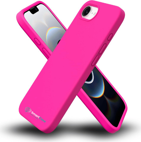 מגן לאייפון iPhone 16e סיליקון ורוד זוהר קטיפה