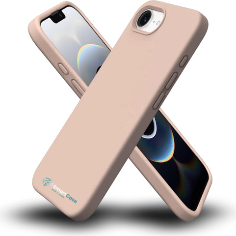מגן לאייפון iPhone 16e סיליקון ורוד ניוד קטיפה
