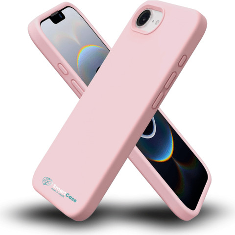 מגן לאייפון iPhone 16e סיליקון ורוד קטיפה