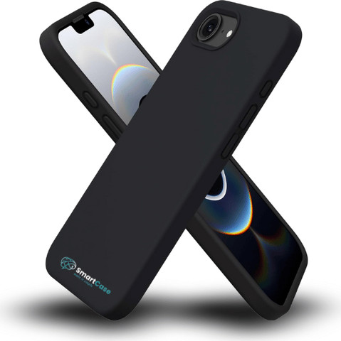 מגן לאייפון iPhone 16e סיליקון שחור קטיפה