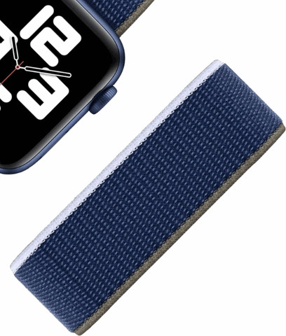 רצועה לאפל ווטש 44/45/46/49mm ניילון Dark Sea