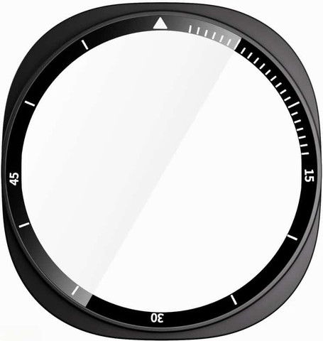 כיסוי היקפי מלא לשעון גלקסי ווטש 8 40mm שחור