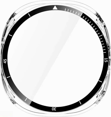 כיסוי היקפי מלא לשעון גלקסי ווטש 8 40mm שקוף