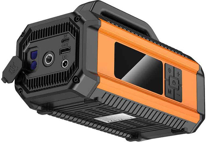 משאבת אוויר עם בוסטר התנעה סוללת גיבוי 10000mAh ושני פנסים Hoco QS4