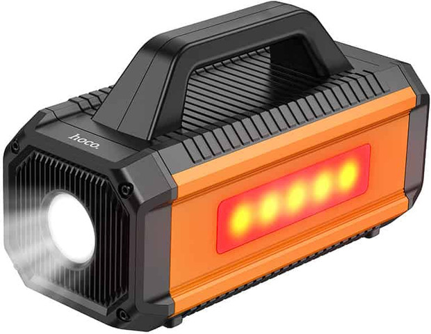 משאבת אוויר עם בוסטר התנעה סוללת גיבוי 10000mAh ושני פנסים Hoco QS4
