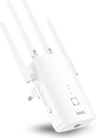 מגדיל טווח עוצמתי עם 4 אנטנות 300Mbps דגם hoco HI35