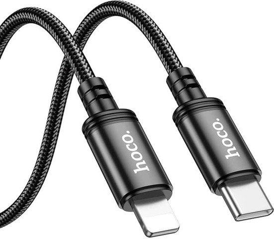 כבל טעינה וסנכרון מהיר אורך 3 מטר חיבור USB-C ל Lightning דגם Hoco X91