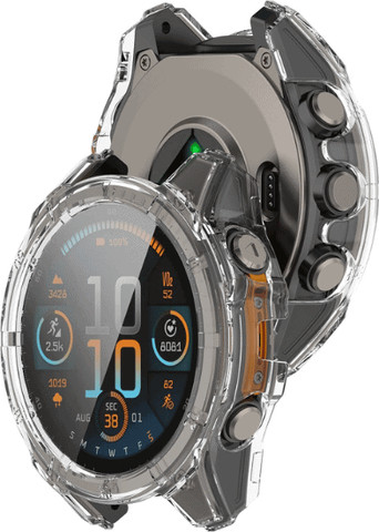 כיסוי מגן מסך זכוכית Garmin Fenix 8 51mm Solar שקוף