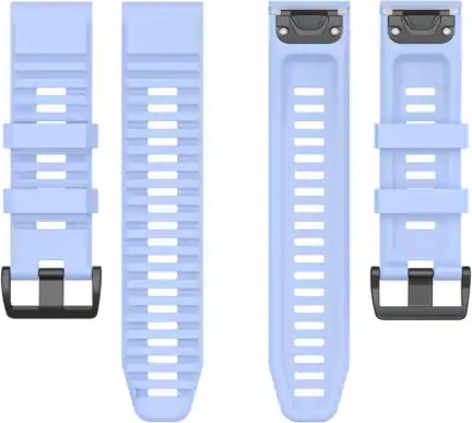 רצועת סיליקון 26mm QuickFit לשעוני גרמין פניקס Light blue