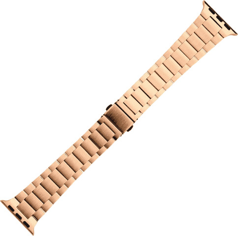 רצועת ברזל צרה לשעון אפל 40/41/42mm בצבע זהב ורדים
