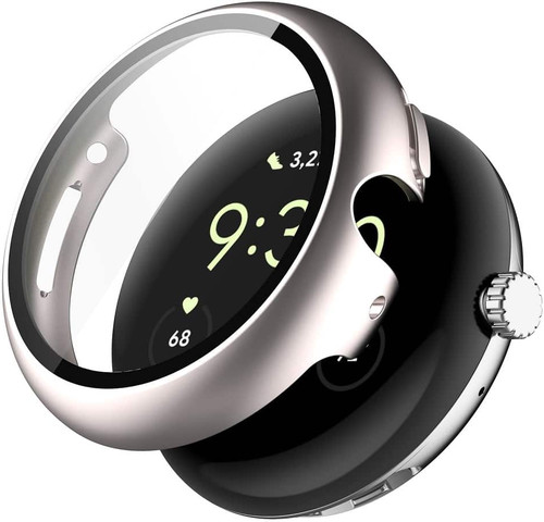 כיסוי מלא PC לשעון Google Pixel Watch 1/2/3 41mm צבע Starlight