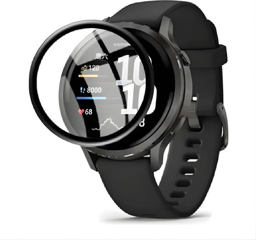 2 יחידות מגן מסך זכוכית אקרילית Garmin Venu 4 45mm PMMA