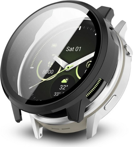 כיסוי היקפי מלא זכוכית Garmin Venu 4 41mm שחור