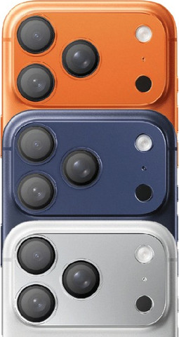 מגן למצלמה iPhone 17 Pro Max מטאלי בצבע Silver