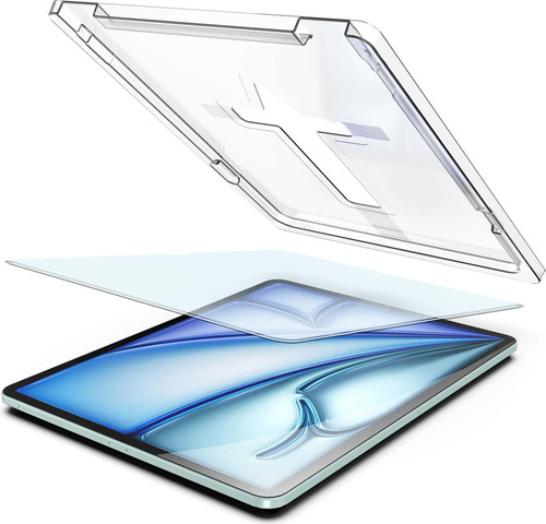 מגן מסך לאייפד זכוכית Apple iPad Air 11 Inch M3 2025/M2 2024 עם מתקן הדבקה ישרה