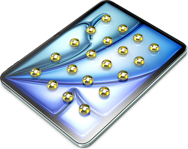 מגן מסך לאייפד זכוכית Apple iPad Air 11 Inch M3 2025/M2 2024 עם מתקן הדבקה ישרה