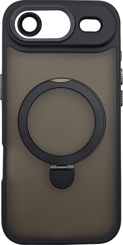 כיסוי טבעת תומך MagSafe ל-Apple iPhone 17 Air עם מגן מצלמה מבית Velox שחור