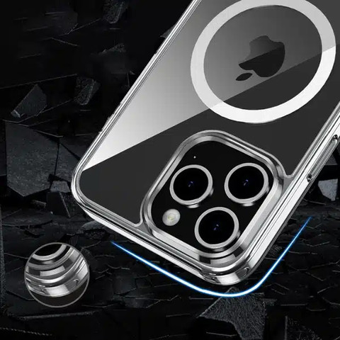 כיסוי לאייפון 14 Magsafe סיליקון שקוף קשיח iPhone 14