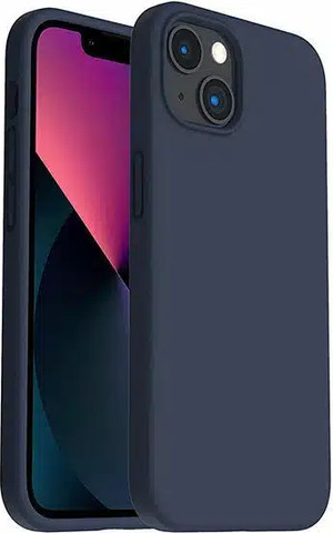 כיסוי סיליקון לאייפון iPhone 16 Pro Max מגע קטיפה כחול