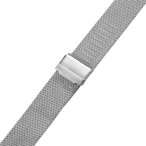 רצועת ברזל Milanese 26mm QuickFit עם אבזם לשעוני גרמין Silver