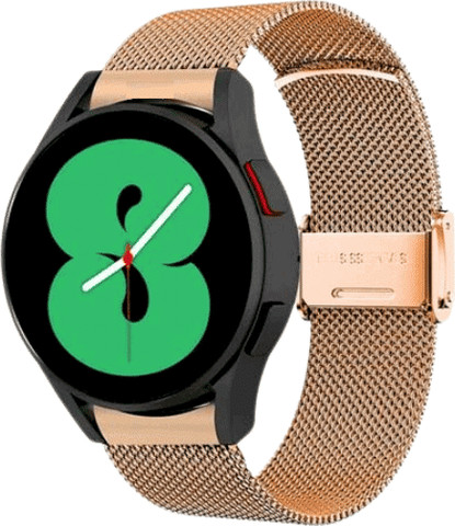 רצועת Milanese עם אבזם בצבע Rose Gold לשעוני גלקסי ווטש 4/5/6/7
