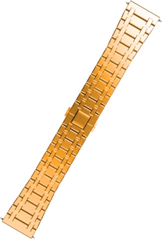 רצועת ברזל חוליות Quick Release 22mm AP זהב ורדים