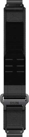 רצועה לשעון גרמין ניילון עם סקוץ QuickFit 22MM שחור