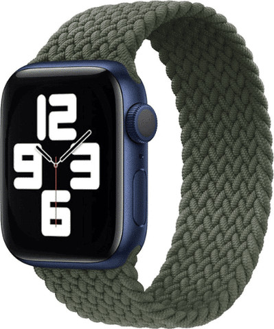 רצועה לאפל ווטש 42/44/45/49mm סולו-לופ חבל ירוק
