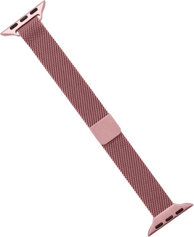 רצועה לאפל ווטש 40/41/42mm ברזל מגנט צרה Milanese ורוד