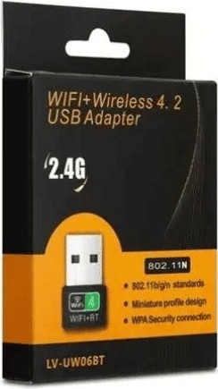מתאם Bluetooth ורשת אלחוטית WIFI LV-UW06BT 150Mbps חיבור USB