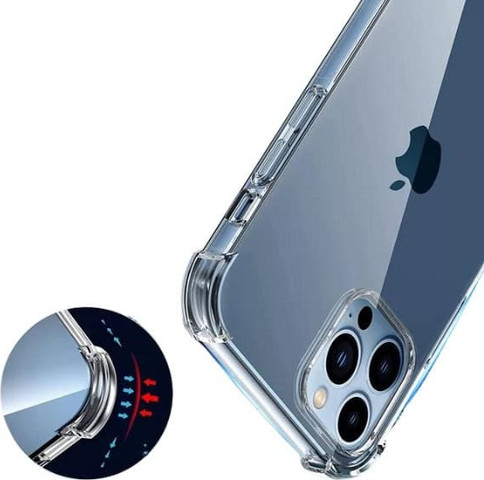 כיסוי שקוף לאייפון iPhone 14 Pro קשיח עם פינות בולמות זעזועים