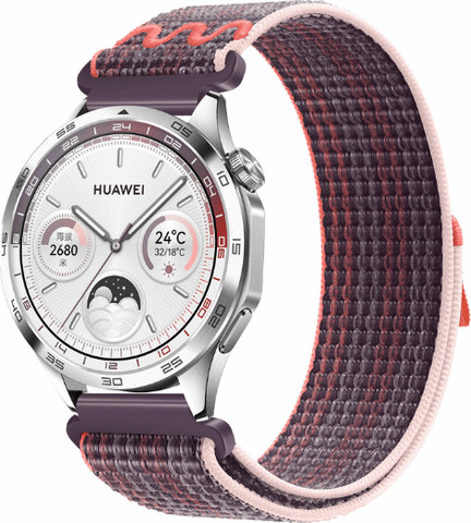 רצועה ניילון לשעון Quick Release 20mm צבע 11# berry purple