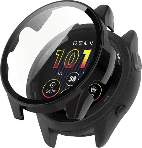 כיסוי היקפי מלא זכוכית Garmin forerunner 165 Black