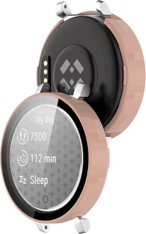 כיסוי היקפי מלא זכוכית Garmin Lily 2 Pink