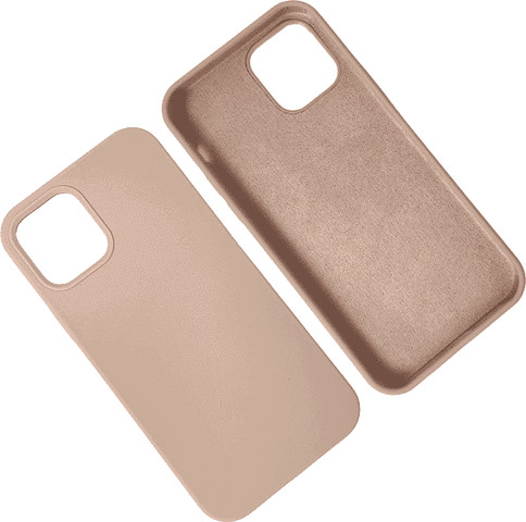 כיסוי סיליקון iPhone 12 Pro Max מגע קטיפה ,Pink Sand #16