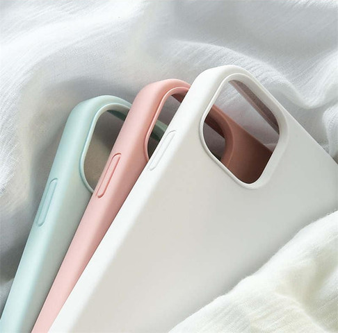כיסוי סיליקון iPhone 12 Pro Max מגע קטיפה Gray + Green #21