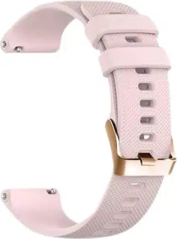 רצועת סיליקון ורוד עם אבזם Quick Release 20mm Rose Gold