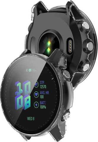 כיסוי היקפי מלא זכוכית שקוף Garmin forerunner 955