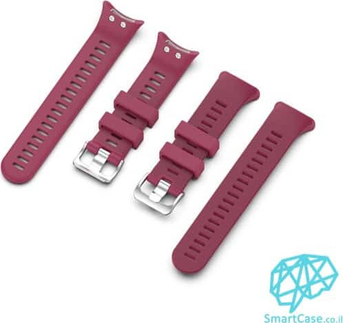 רצועת סיליקון לשעוני Garmin Forerunner 45/45S בצבע Wine red