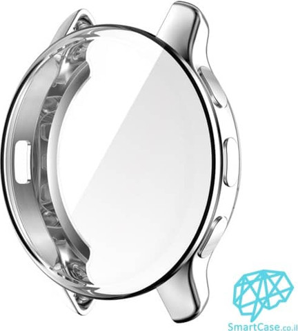 כיסוי היקפי מלא מסיליקון Silver שעון גרמין Garmin Venu 2 Plus