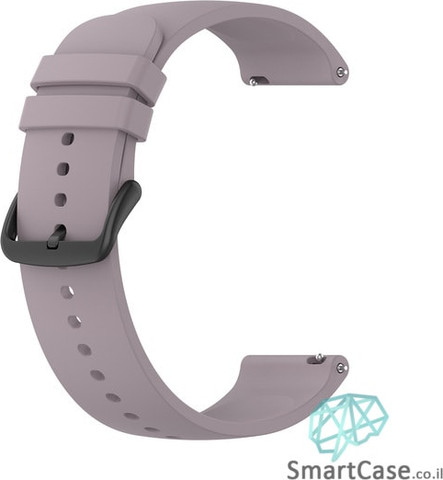 רצועת סיליקון חלקה Quick Release 20mm אבזם שחור Roland purple