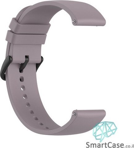 רצועת סיליקון חלקה Quick Release 20mm אבזם שחור Roland purple