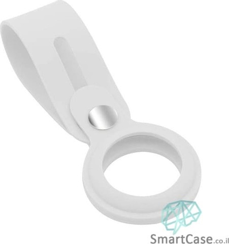 כיסוי קשירה לאייר תג / Apple AirTag Loop בצבע לבן