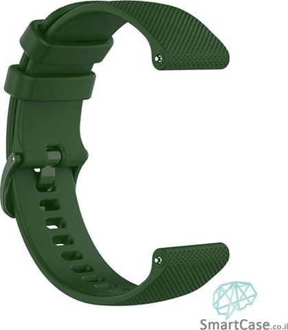 רצועת סיליקון ירוק עם אבזם Quick Release 20mm