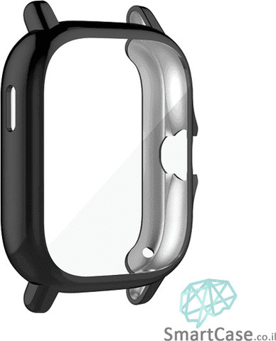 מגן מסך מסיליקון היקפי שחור הואמי אמזפיט Huami Amazfit GTS 3