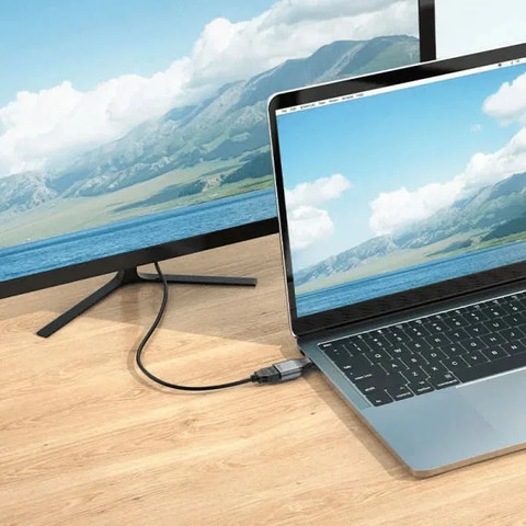מתאם USB Type-C ל-HDMI מהיר להעברת נתונים יעילה עם תמיכה ב-4K 30Hz ושיקוף מסך מהיר Hoco UA33