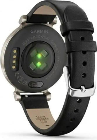 רצועת 14mm Quick Release שחור לגרמין לילי Garmin Lily דגם WG03