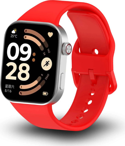 רצועת סיליקון לשעון Xiaomi Redmi Watch 6 צבע Red