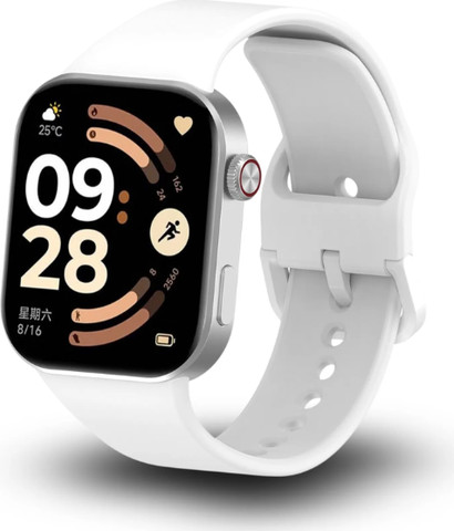 רצועת סיליקון לשעון Xiaomi Redmi Watch 6 צבע White